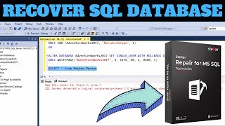 Stellar Repair for MS SQL | Recover Corrupt SQL Database