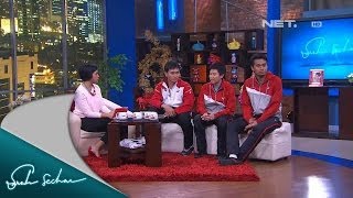 Obrolan seru Juara All England 2014 Tontowi Ahmad, Lilyana Natsir dan Mohammad Ahsan
