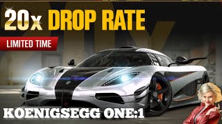 CSR 2 Koenigsegg One:1 20x DROP RATE