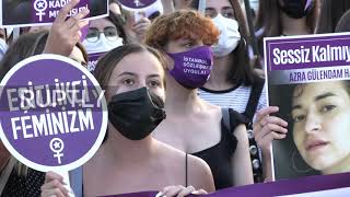 Turkey: Women rights activists protest in Istanbul after killing of 21yo woman
