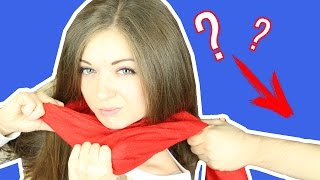 Как красиво завязать шарф или палантин - 6 способов / Мастер класс ? Afinka