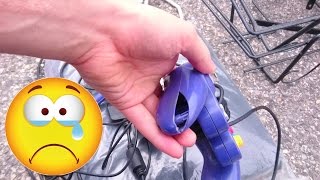 Une manette Gamecube EXPLOSEE au Vide Grenier LIVE