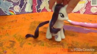 Причёска для пони Рарити,,Снежинка"MLP причёска для Нового года♡♡