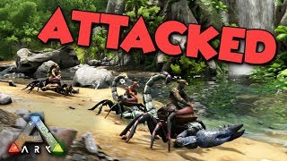 ATTACKED by a TRIBE - ARK Aberration Duo Survival Series #18