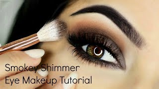 Smokey Shimmer Eye Makeup Tutorial
