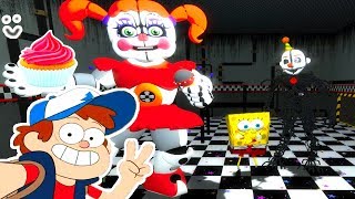 АНИМАТРОНИКИ ПУГАЮТ ГУБКУ И ДИППЕРА - FNAF 7 / Garry's mod