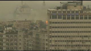 Fire Again Engulfs Ancient Bazaar in Old Damascus City