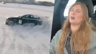 DRIFTING A 200 THOUSAND DOLLAR MERCEDES SPORTS CAR (and getting it stuck in the snow) | Weekly Vlog