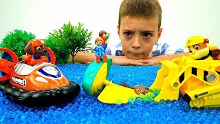 Мультик с игрушками Щенячий патруль: случай на озере