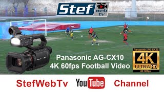 Panasonic AG CX10 | 4K 50fps Video | Greece Football League 3 | By Stefwebtv
