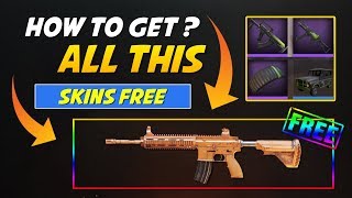 PUBG M416 Orange Gun Skin for and All types of Gun Skins