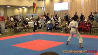 Shivani Sivabalan Karate Traditional Kids Female Final at WKA World Championship 2012