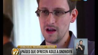 Visión 7: Argentina también habría sido espiada: Países latinoamericanos ofrecen asilo a Snowden