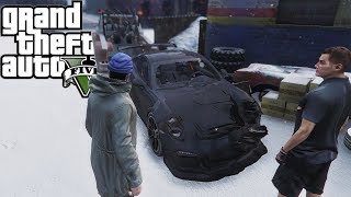 INCIDENTI SULLA NEVE PORSCHE 911 GT3 RS DISTRUTTA - GTA 5 MOD VITA REALE #10 - GAMEPLAY ITA