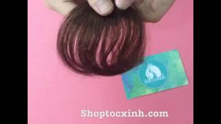 TÓC MÁI THƯA LÀM BẰNG TÓC THẬT SHOP TÓC XINH
