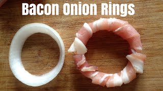 Bacon Onion Rings #baconionrings