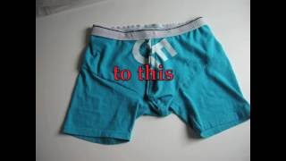 DIY Men's Boxer Briefs from T-shirt