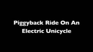 Bell Get's A Piggyback Ride On My Electric Unicycle