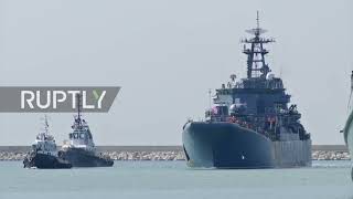 Syria: Six Russian naval landing ships arrive in Tartus port