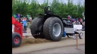 Traktorpulling på Bränta, Ljusdal 29 juni 2013