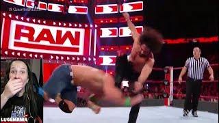 WWE Raw 2/19/18 OMG Cena vs Rollins GAUNTLET 2