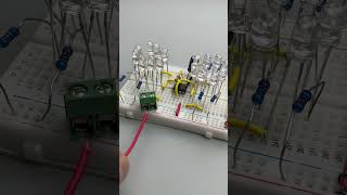 16 LED circuit on a Breadboard!