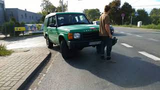 Дтп Land Rover vs Reno, wypadek, crashing