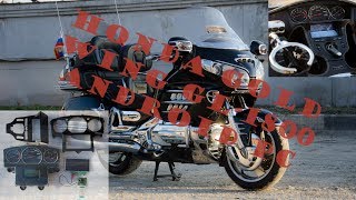 Honda Gold Wing GL-1800 ANDROID OS. Компьютер на Gold Wing, замена экрана, тюнинг, кожа музыка