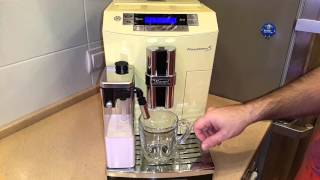 Кофемашина DeLonghi PrimaDonna S ECAM 26.455 YEB - приготовление кофе Латте
