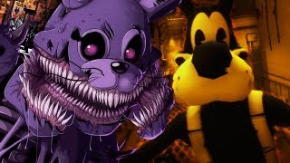 TWISTED BONNIE ATTACKS ME WITH BORIS! | FNAF Nightmares (Five Nights at Freddys)