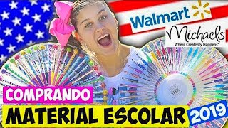 COMPRANDO MEU MATERIAL ESCOLAR 2019 NOS ESTADOS UNIDOS