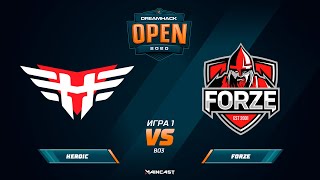 Heroic vs FORZE [Map 1, Inferno] (Best of 3) DreamHack Anaheim 2020 | Qual