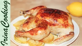 Сочная Курица в Духовке Целиком в Лимонном Маринаде ? Ирина Кукинг