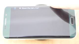「Galaxy S6 edge」の曲面ディスプレイで通知を表示