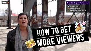 How to Get More Viewers to Your Adult Webcam Show