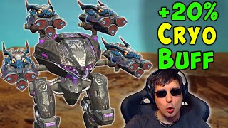 NEW +20% CRYO Weapon BUFF on Leech War Robots Mk2 Gameplay WR