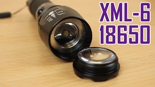 Недорогой фонарь (cree XML-6, 18650, 2000 lm)