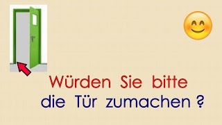 Deutsch lernen Grammatik 16: du - Sie  (Höflichkeitsform)