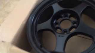 Ebay rims and coilover suspension Integra unboxing