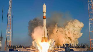 Пуск ракеты-носителя «Союз-2.1а» с космодрома Плесецк
