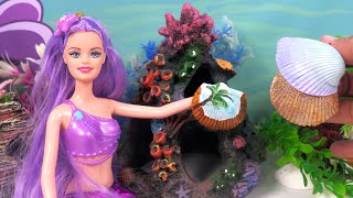 Petite Sirène Peinture et Paillettes | Mermaid Painting