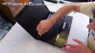 HP Probook 4525s ram memory upgrade/replacement