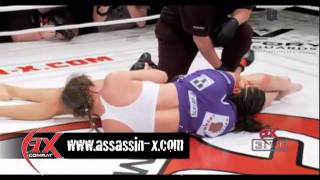 Kim Couture choked out by Sheila Bird at AX Combat: Execution