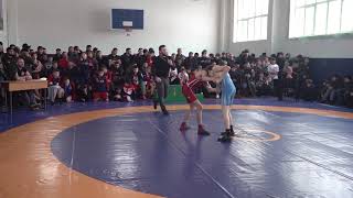 Final. Wrestler Khamzat Dakaev. Republic of Nokhchiche, city of Argun, Northen Caucasus.