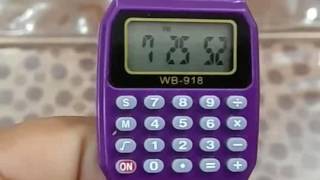 1$ calculator watch-unboxing and review!!!!