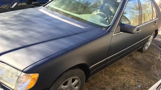 1997 Mercedes Benz S 500 Matt paint job