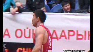 Спорт. Борьба. 74 кг 1\2 финала. Данияр Кобенов (Кыргызстан)-Чанг Янг Янг (Китай)