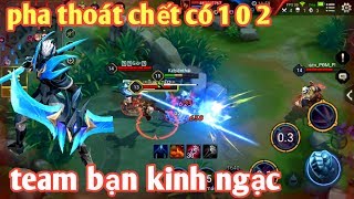 Liên Quân _ Pha Xử Lý Đỉnh Cao Thoát Chết Ngoạn Mục Có 1 0 2 | Đến Best Nak Cũng Phải Kinh Ngạc