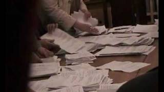 Падлік галасоў на выбарах 25.04.2010 у г. Мазыры