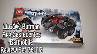 Review LEGO 76112: Batmobile App-Gesteuert (Batman Set)
